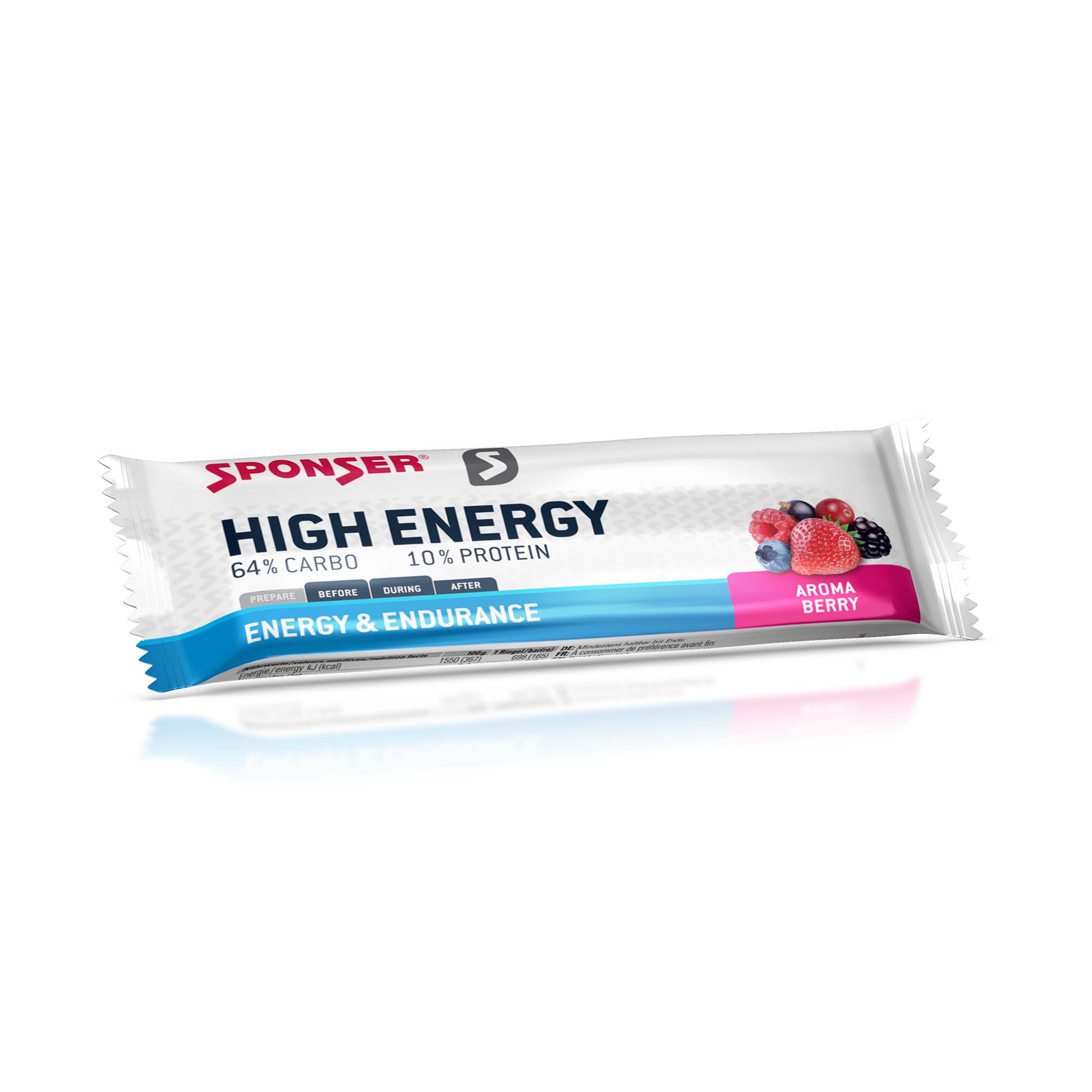 Sponser High Energy Bar Berry, 45 g.