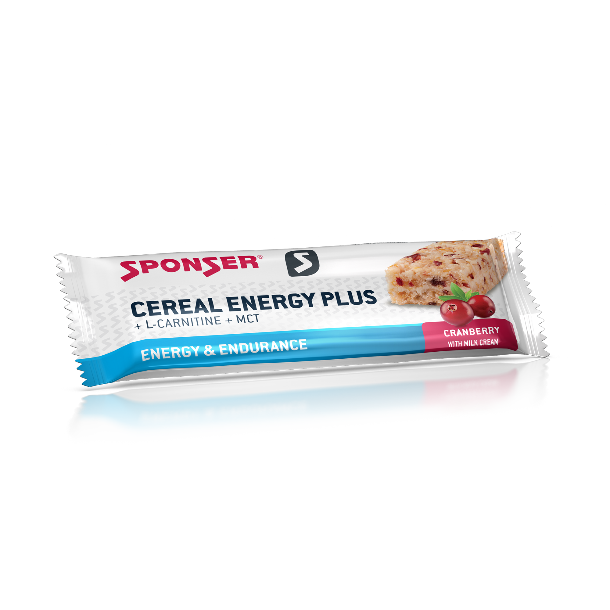 Sponser Cereal Energy Plus Bar Cranberry